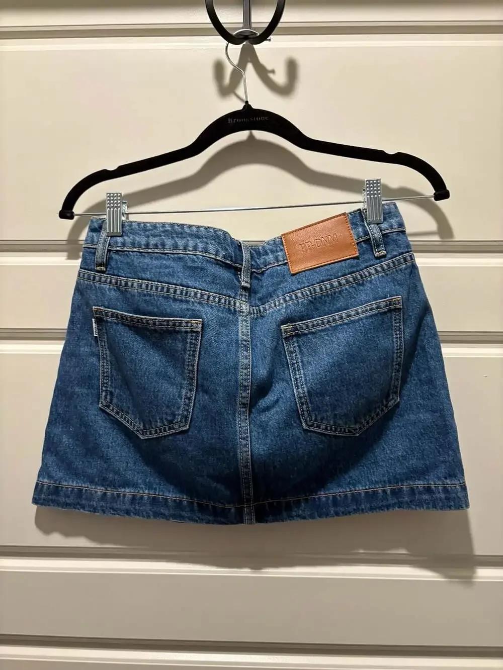 Princess Polly PP-DNM Classic Blue Denim Mini Skirt